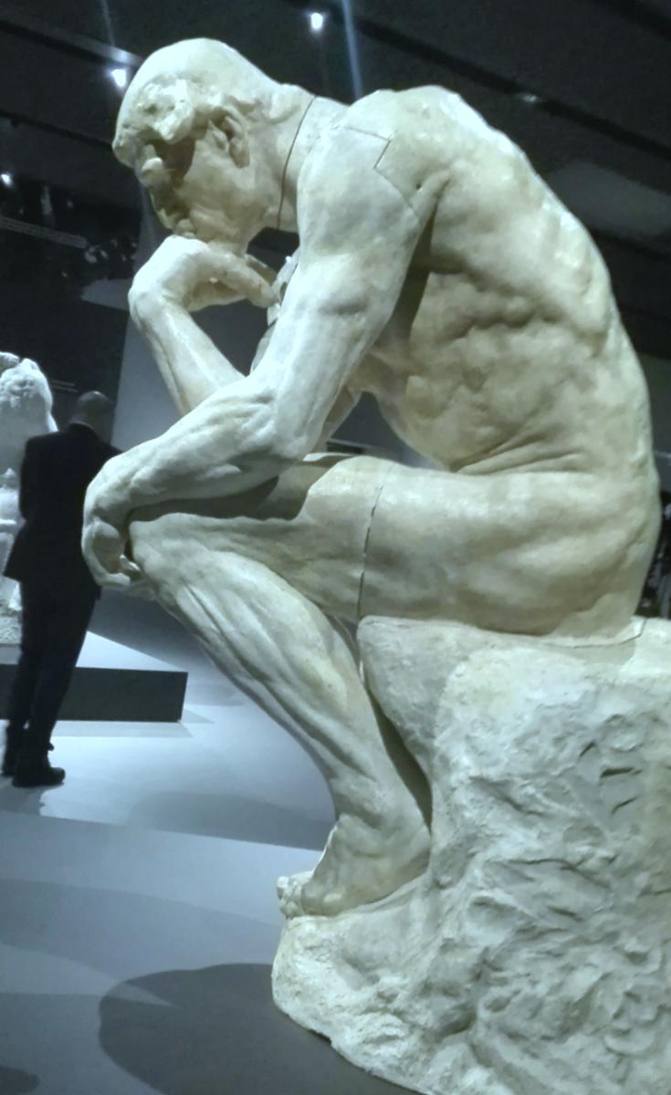 il pensatore di rodin