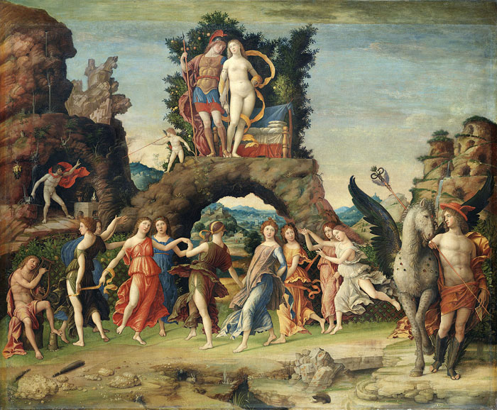 un dipinto di mantegna