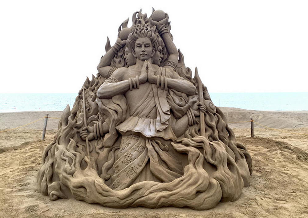 sculture di sabbia