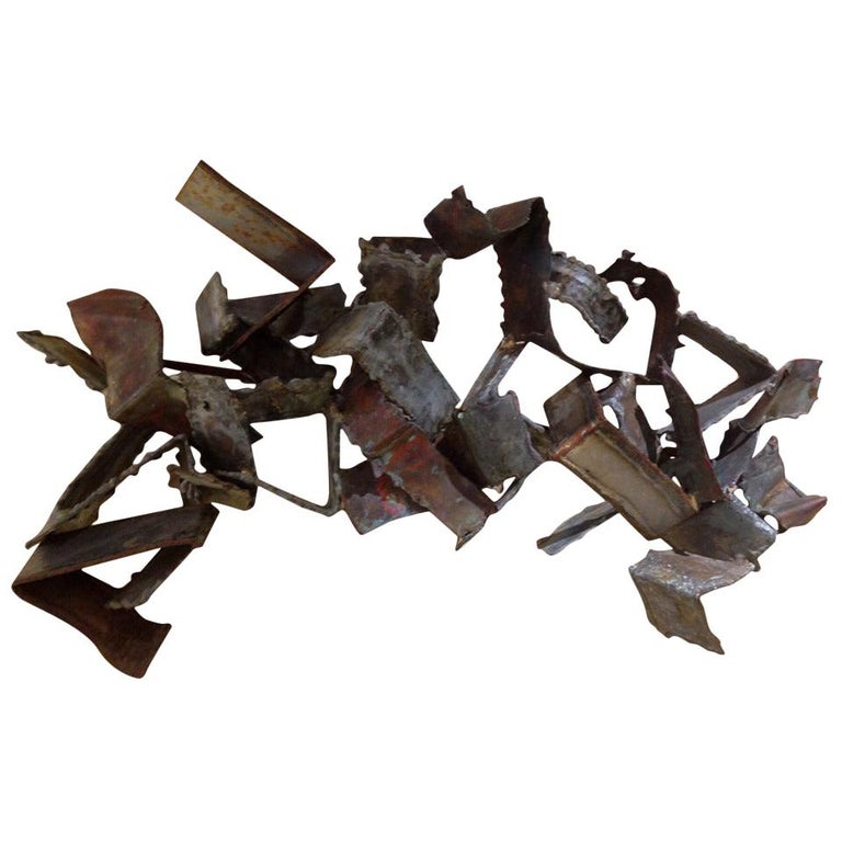sculture da parete in metallo